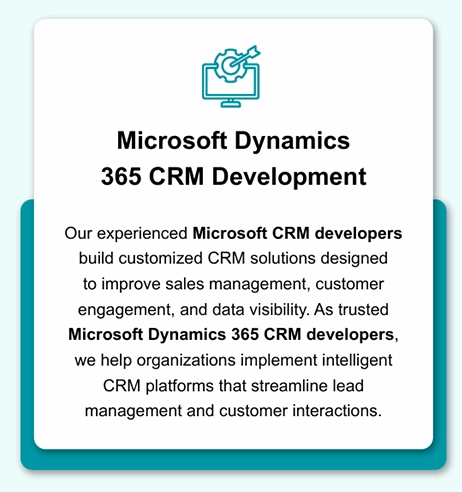 Microsoft Dynamics 365 CRM Development