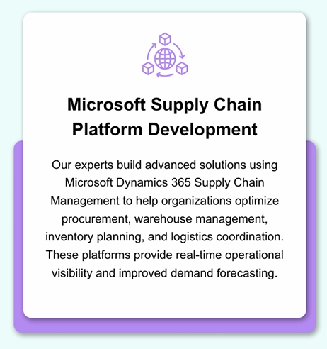 Microsoft Supply Chain Platform Development
